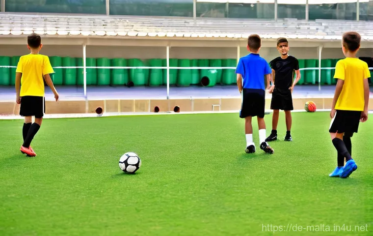 몰타 출신 축구선수 - **Youth Football Academy in Malta**
    A vibrant and energetic scene at a modern youth football aca...
